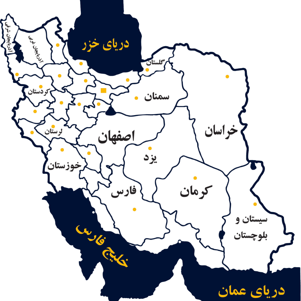 نقشه نمایندگان امکو
